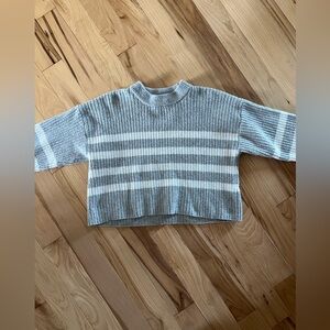 Women’s Cropped Striped Sweater